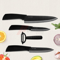 Набор Xiaomi Nano ceramic, 3 ножа и овощечистка