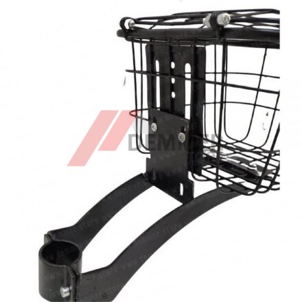 Багажник для электросамоката и велосипеда под стойку руля или сиденья (металлический)